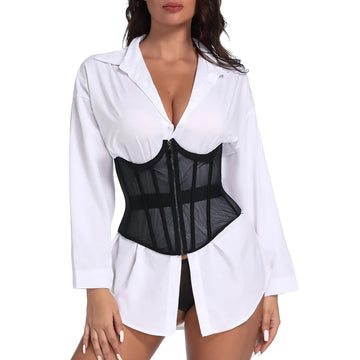 Body Shapewear Gothic Corset Waist Trainer Set
